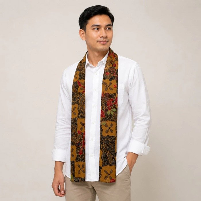 Sentuhan Klasik nan Modern: Mengapa Syal Batik Unisex Adalah Aksesori Wajib dan Souvenir Khas Indonesia Terbaik