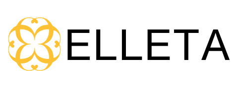 Logo Elleta Horizontal (black gold)
